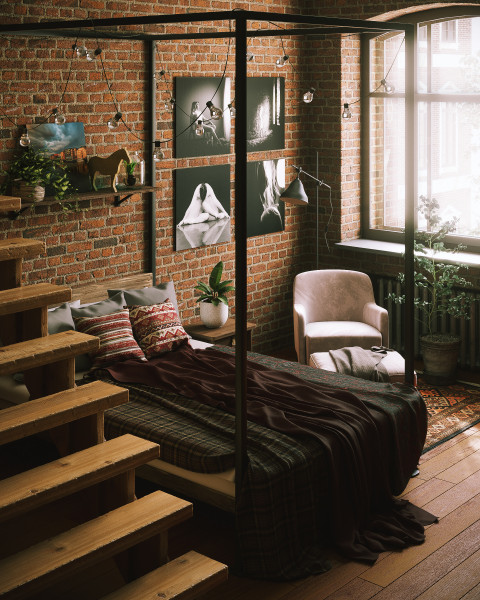 Comfy and warm bedroom