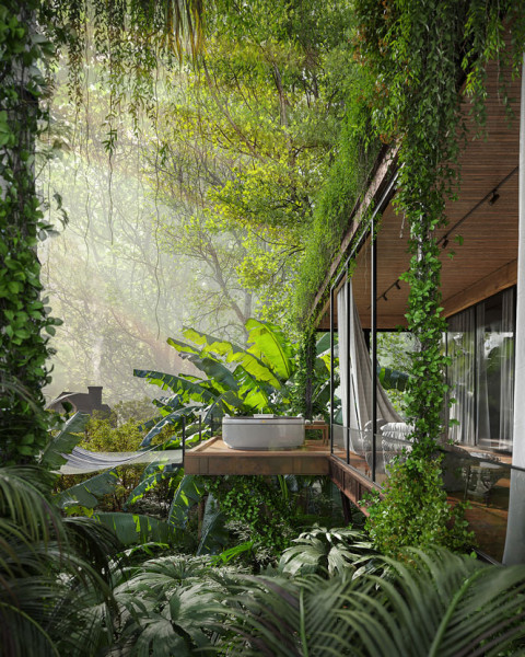 Exterior Rendering by Reza Sharifzade rendered at RebusFarm