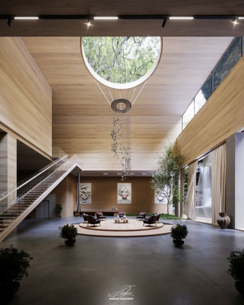 lake house rendering by emad navidii rendered at rebusfarm