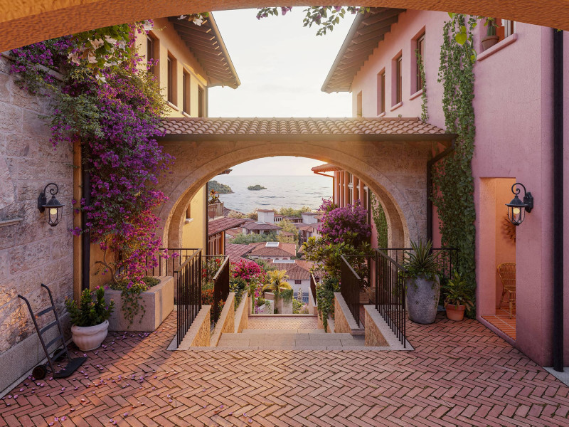 3D archway in Lantana residences