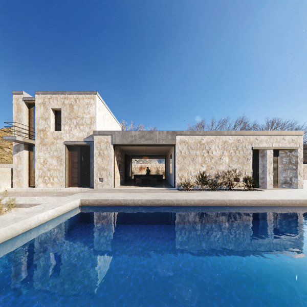 Mediterranean huse with pool