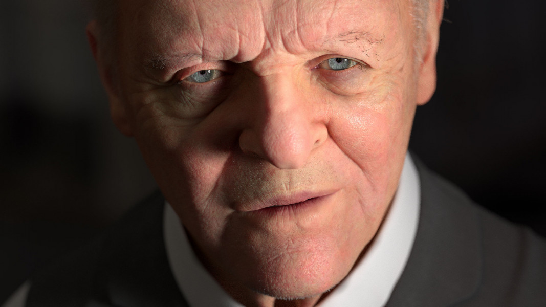 Rendered Portrait of Anthony Hopkins