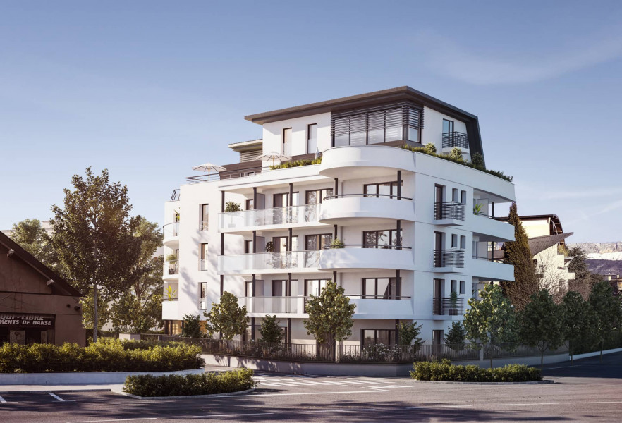 Iconic architecture white building