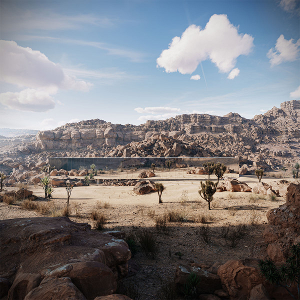 The invisible house by iPoly Studio rendered at RebusFarm