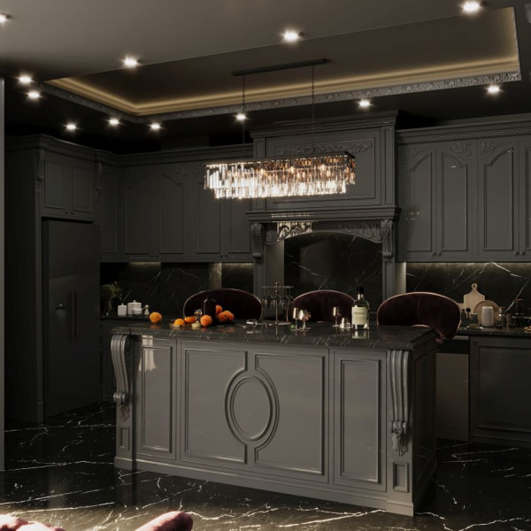 dark classic interior rendering by shahin alizadeh rendered at rebusfarm