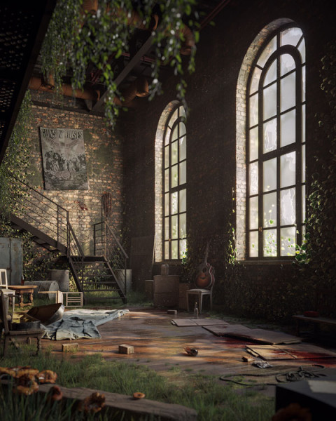 abandoned art gallery