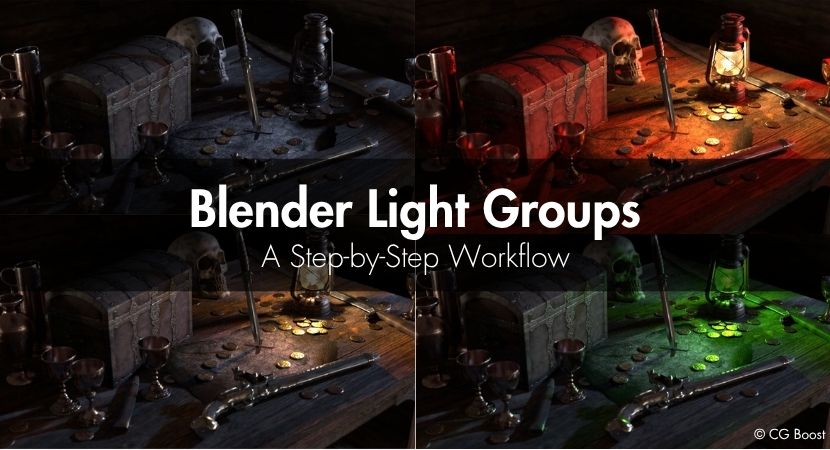 Light Groups Blender Workflow Step-by-Step