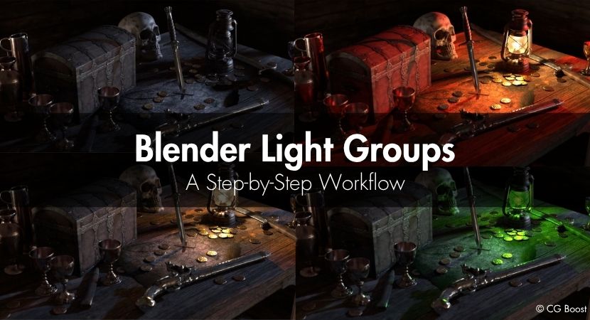 Light Groups Blender Workflow Step-by-Step