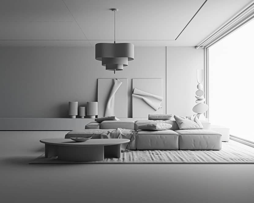 3D Studio Representa, 'Living Room' Architectural visualization
