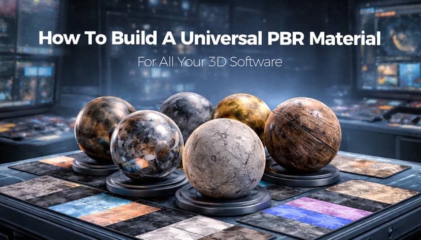 How To Build A Universal PBR Material Library For All Your 3D Software