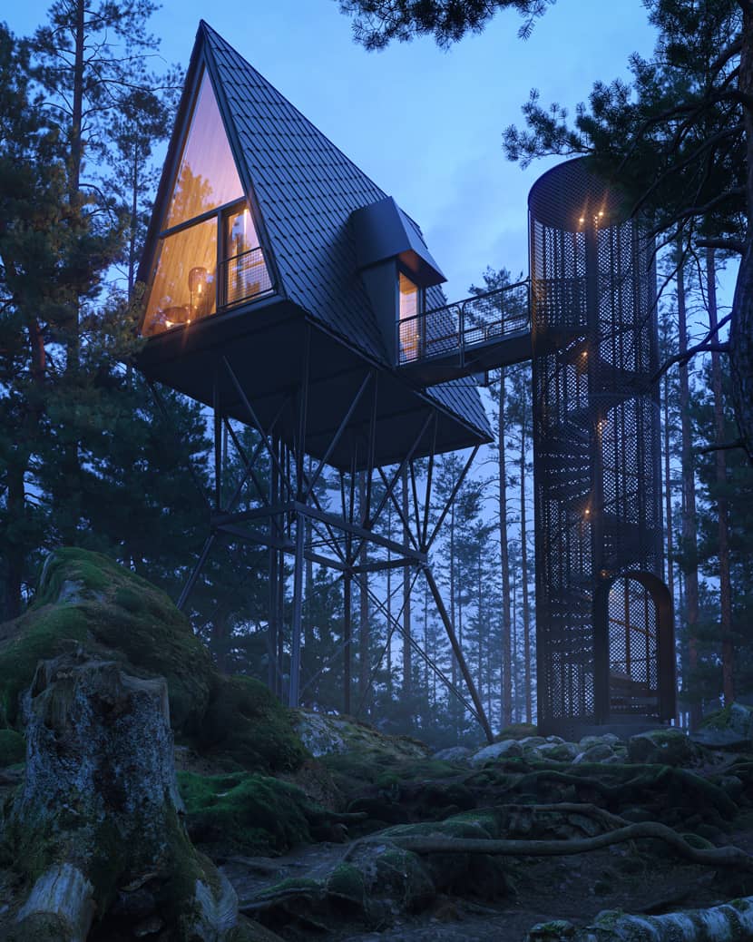 The Making of 'PAN Treetop Cabin' bySony Rafael Leao