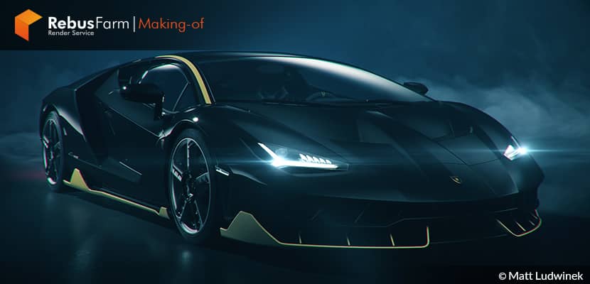 The Making of 'Lamborghini Centenario' by Matt Ludwinek