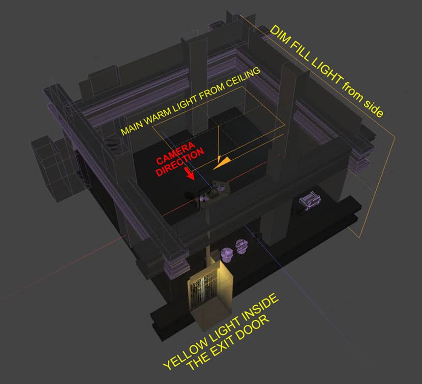 Lighting with raytracing