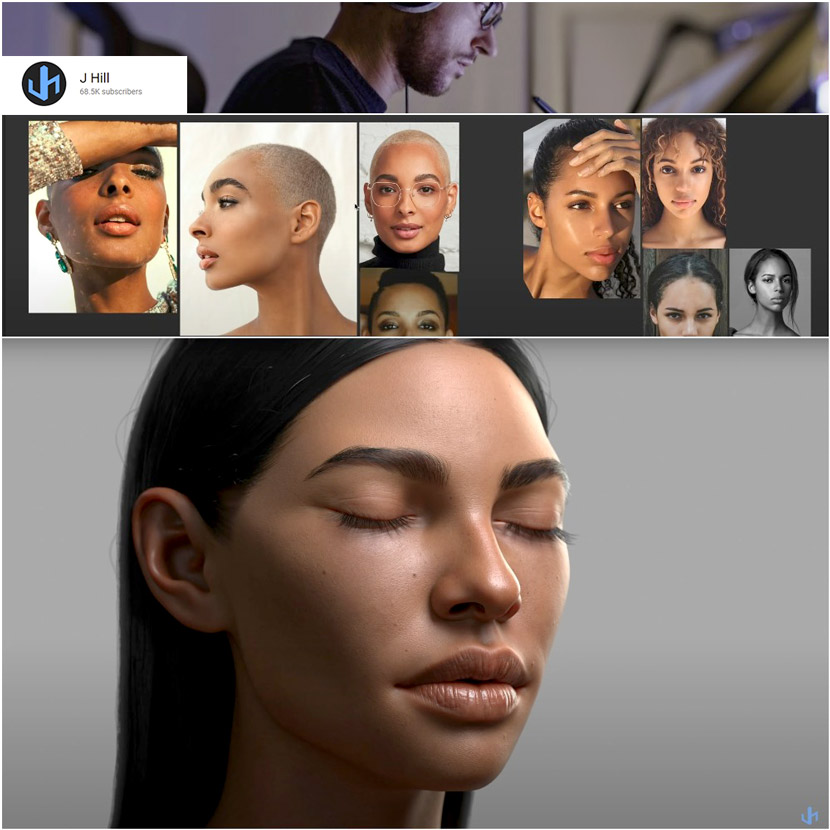 J Hill - Creating skin textures in Substance Painter