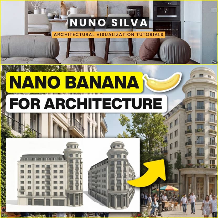 Nuno Silva - 5 Ways To Use Nano Banana With Lovart For Architecture 
