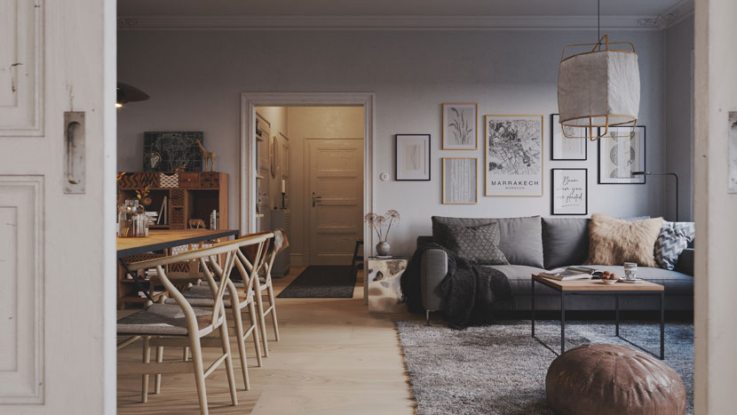 Scandinavian Interior by Artur Tamiola